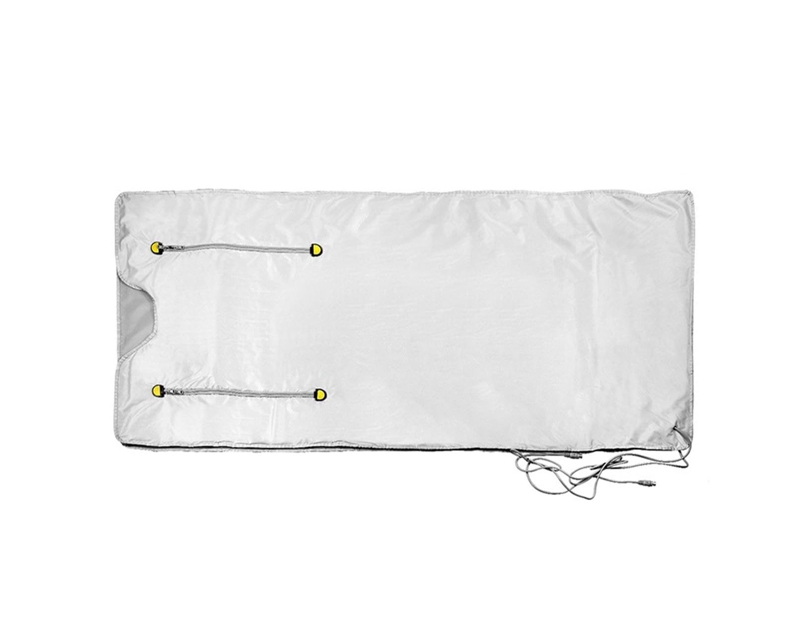 Koc do sauny, Koc ektryczny na podczerwień koc grzewczy do odchudzania i detoksykacji termiczny wyszczuplający sauny kobiety domowe Spa 180X80cm(Silver)