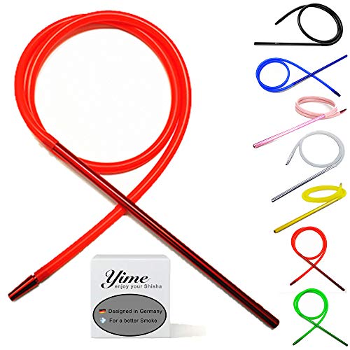YIME Shisha Manguera Silicona Set Incl. Boquillas I Juego Completo I