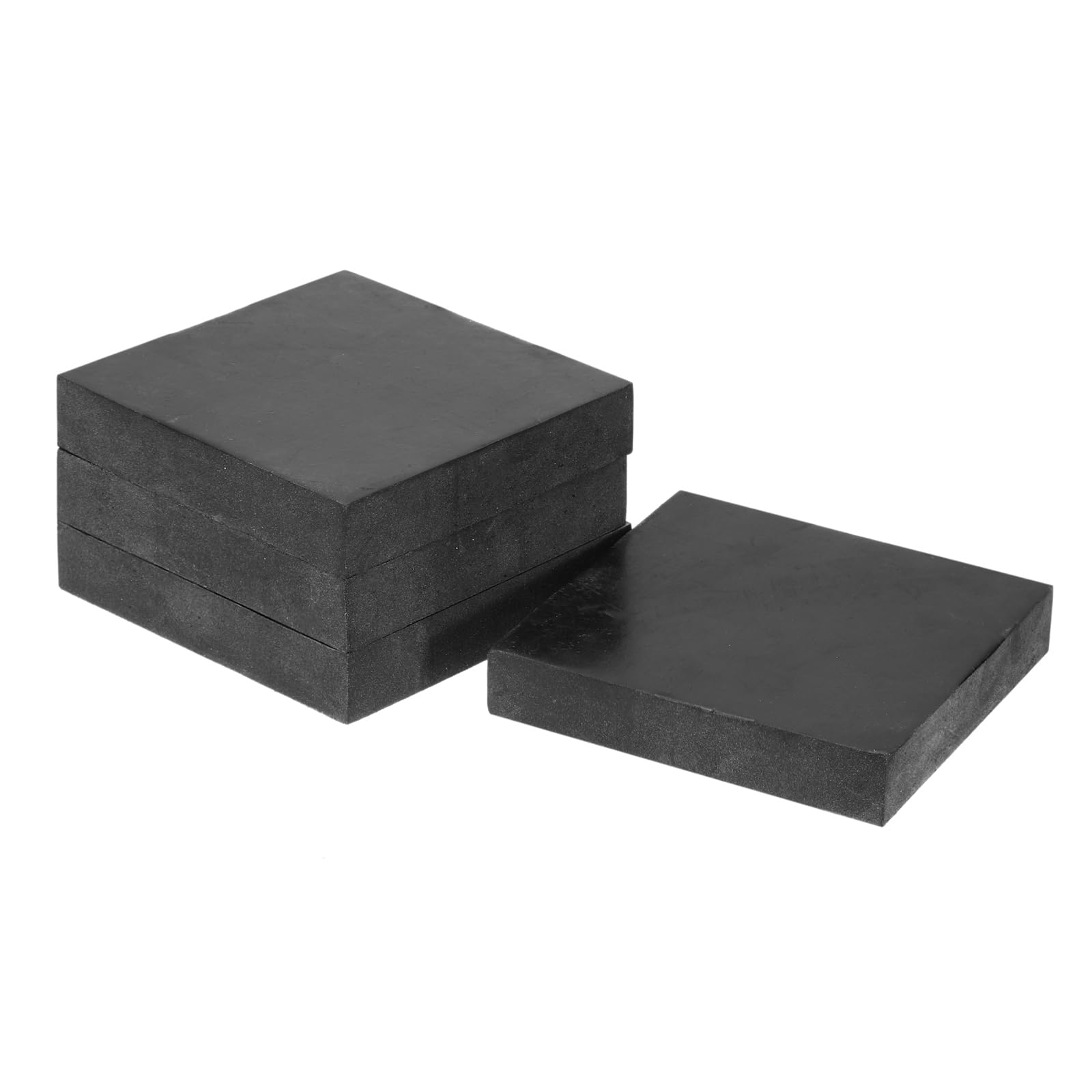 M METERXITY 4-Pack Cuscinetti Anti-vibrAnti- In Gomma 3.9" Quadrati Anti-scivolo Per Isolamento Vibrazioni Tappetini Assorbimento Rumore Per Lavatrice/Asciugatrice/HVAC/Condizionatore