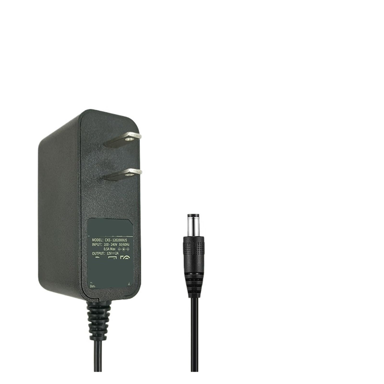 Adaptador de corriente 12V 2A para tira LED y cámaras de monitoreo con enchufe americano