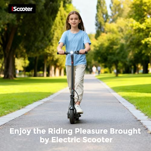 iScooter Electric Scooter, 12 Miles Range, 18 Mph Top Speed,