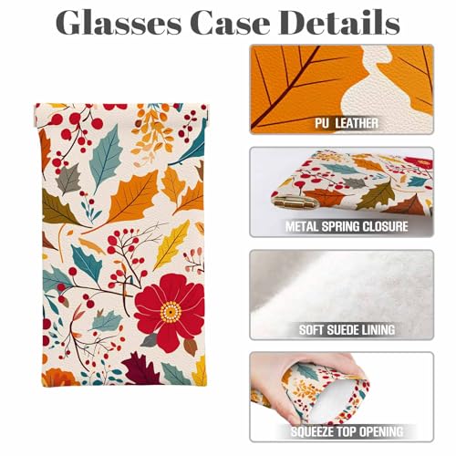 Image of Ocean Beach Glasses Case, Sunglasses Organizer Eyeglasses Case Glasses Cases Pouch For Men Women