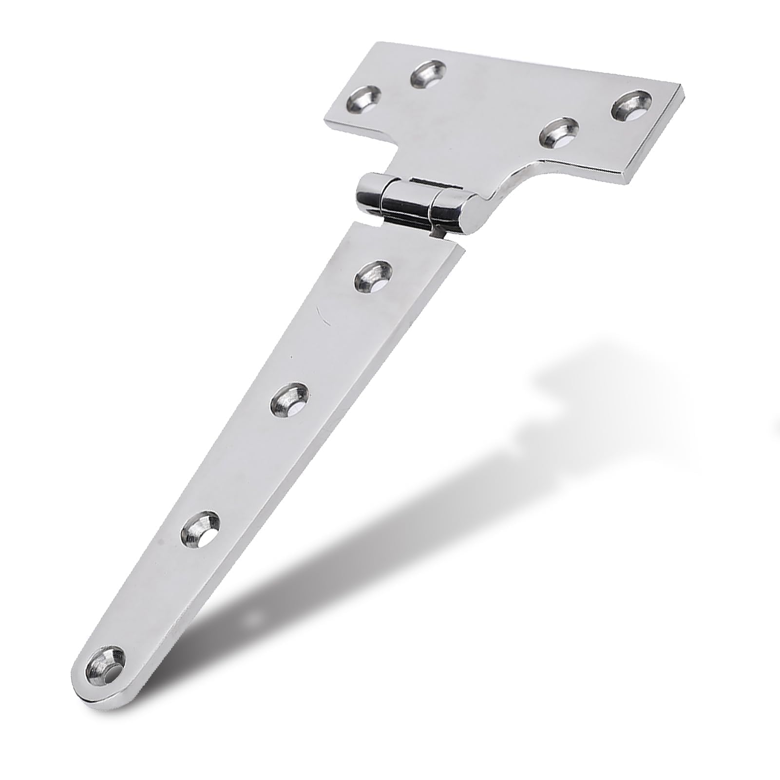 316 Stainless Steel T Shaped Gate Hinge,Heavy Duty Marine Boat T Hinge,Door Opening Closing Fixator Hardware Connectors RC Boat Upgrade T Shape Ship Accessories for Ship Windows Fence,7.7x3.9in (L)