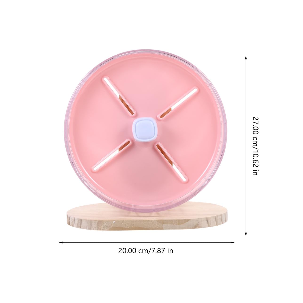1 Ensemble Roue Silencieuse pour Hamster Accessoire Compact avec Support pour Rongeurs Couleur Rose pour Chinchillas et Favorise Animaux