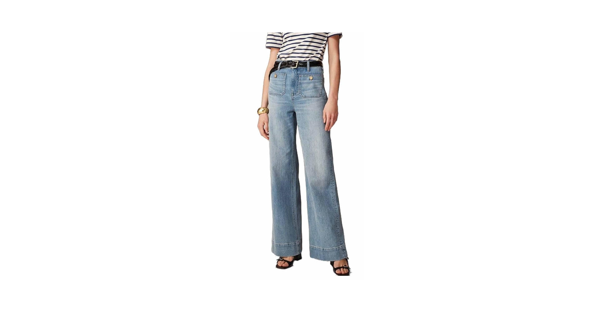 OHOTORO Curve Wide Jeans S（short） OHOTORO Curve Wide Jeans s/short