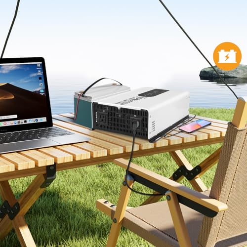 Truvill 2024 Upgraded 3000W Pure Sine Wave Inverter With Led Smart Monitor Power Inverter 12V To 110V Solar Inverter For Home Rv Truck Off-Grid Battery Inverters thumb #6