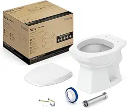 Kit Bacia Convencional, Assento Polipropileno Soft Close e Complementos de Instalação Thema