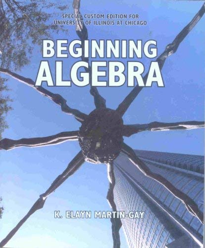 Beginning Algebra; Custom edition for Universit... 0536919178 Book Cover