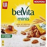Belvita, Minis, Kekse mit Honig und Schokoladenstückchen, 6 x 35 g