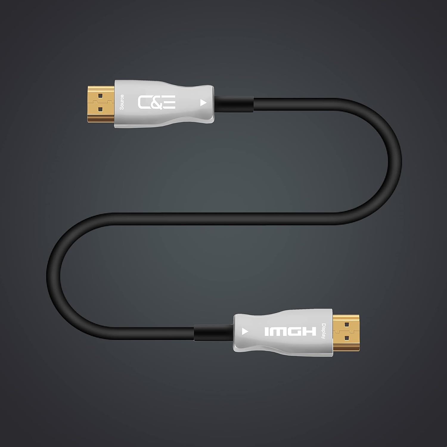 Câble HDMI haute vitesse de 45,2 m, amplificateur de signal intégré prenant en charge la 3D et le canal de retour audio Full HD, CNE618999