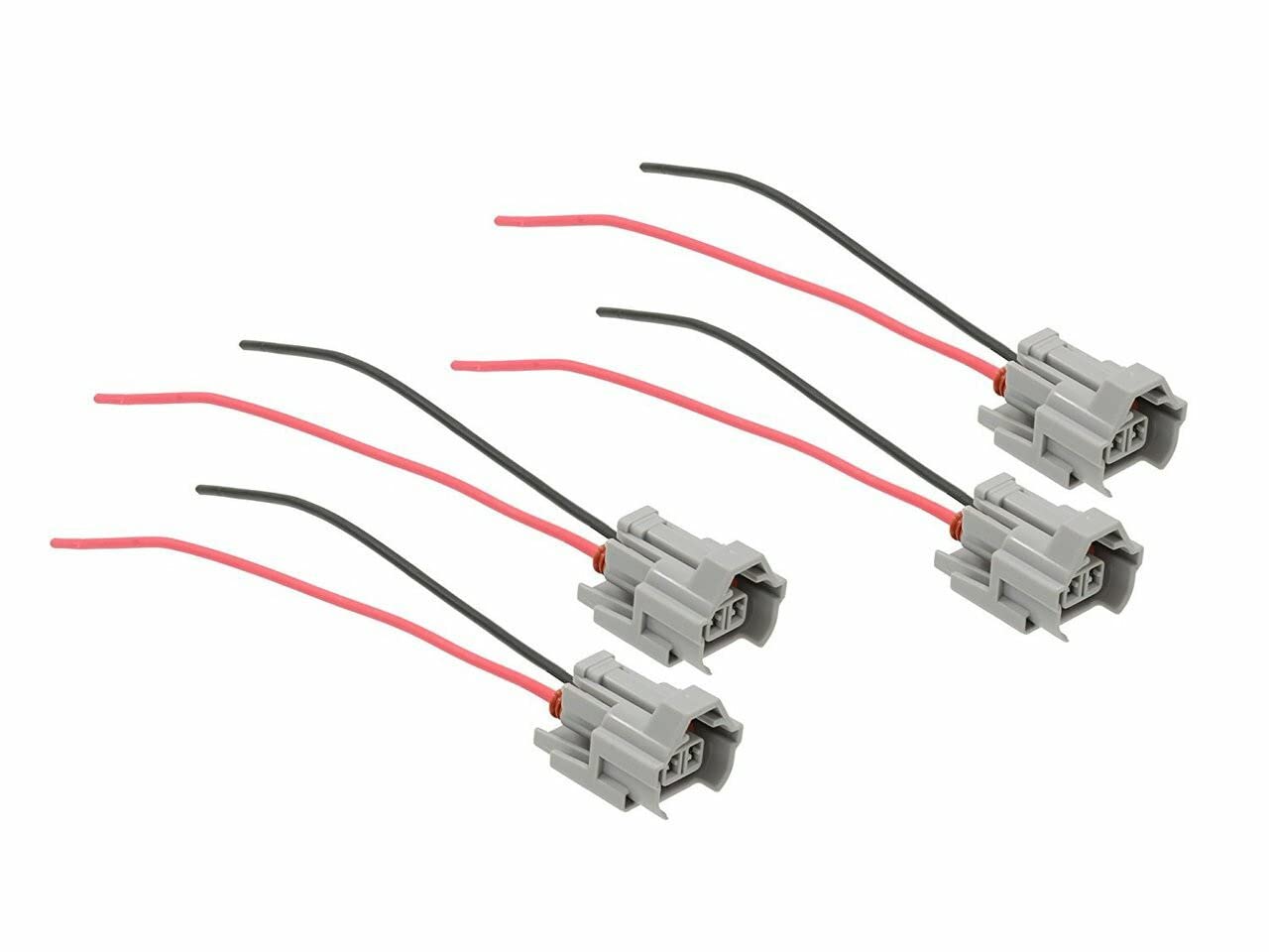 Denso Female To Toyota Male Fuel Injector Connector – Electrical Plug (4 Pack)