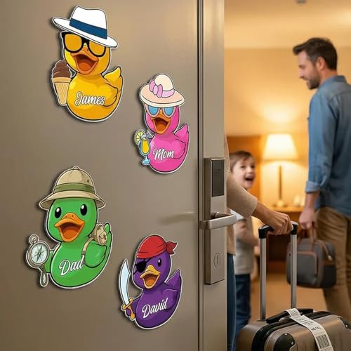 Imán Decorativo Personalizado Pato Cruise Corazón miniatura 2
