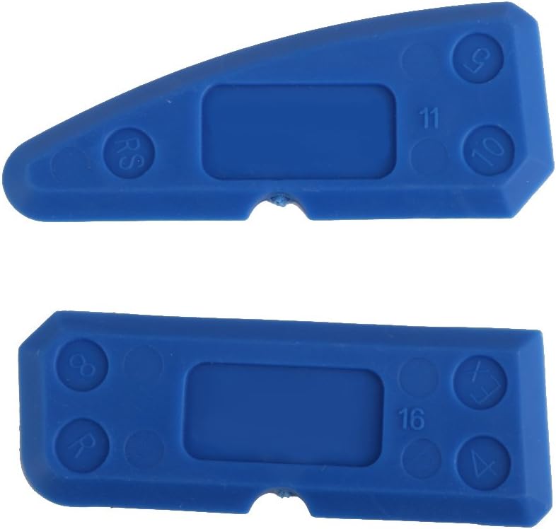 4pcs Caulking Tool Kit Joint Sealant Silicone Grout Remover Scraper Blue
