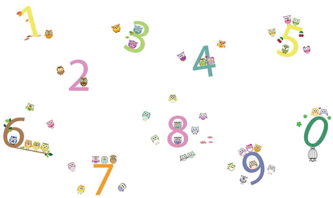 WALPLUS Kids Wall Stickers for Nursery & Bedroom: Peel & Stick Animal Decor for Girls & Boys