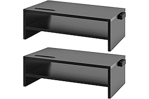 Multifunction Computer Heightening Shelf for Optimal Workspace