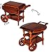 Produktbild alles-meine.de GmbH Teewagen / Servierwagen - klappbar - aus Holz - für Puppenstube Miniatur / Maßstab 1:12 - Puppenhaus Puppenhausmöbel - Beistelltisch Wohnzimmer Möbel - Eßzimm..