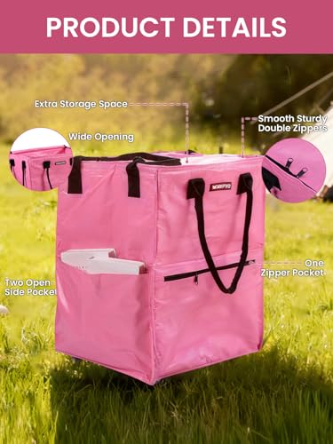 WORKPRO Large Rolling Grocery Bag