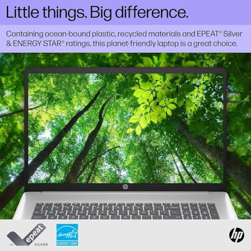HP 17t Touchscreen Laptop Computer, 17.3 inch HD+, Intel 12-Core Ultra ...