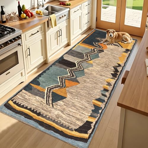 Alfombra cocina lavable de gran longitud para proteger suelos de madera 2