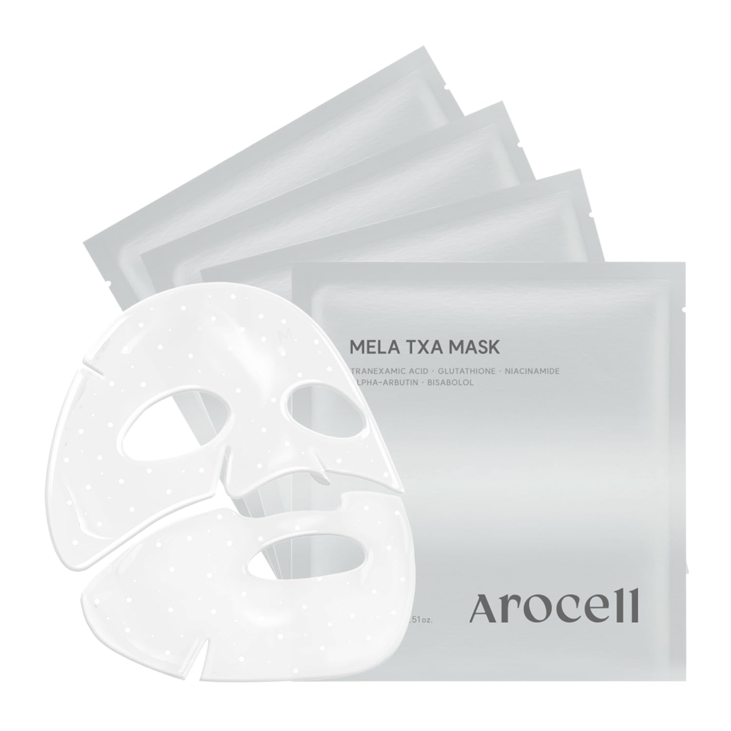 Arocell スーパーパワー クリーム & メラ TXA マスク Amazon.co.jp: AROCELL(アロセル) メラTXAマスク 4枚入り フェイス