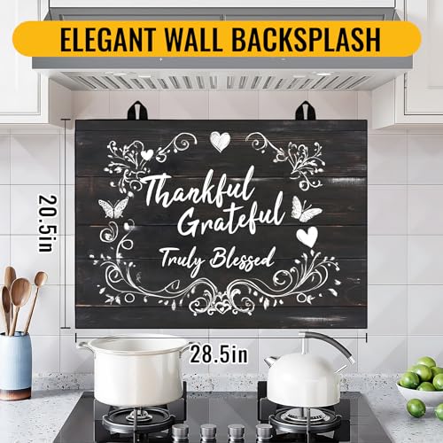 Image of Stove Top Cover for Electric Stove,Glass Stove Top Cover, Heat Resistant Glass Cooktop Cover, Stovetop Protector, Kitchen Decor, Dish Drying Mats Cover for Ceramic Washer Top 28.5x20.5 inch