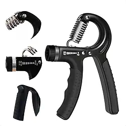 Hand Grip Ajustável Premium 5-60kg Fortalecedor Mãos Punhos Antebraços Treino Fitness Fisioterapia Pegada Esporte