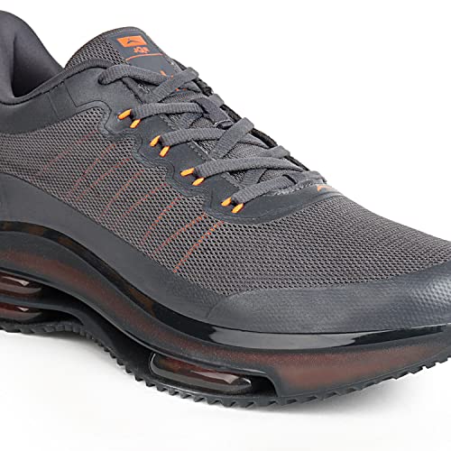 Buy JQR Men's Max Sports Running Walking Training Shoes D.GRY/ORG - Image 6