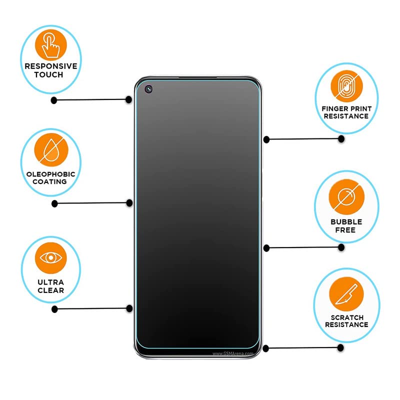 Image of Edge To Edge Matte Tempered Glass For Oneplus Nord 2T 5G (Pack of 1)
