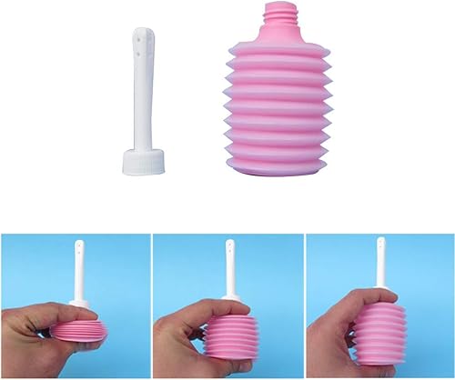 Miniatura 2 de LS-Enema - Jeringa de bulbo, limpiador de enema y ducha vaginal de 6.8 fl oz de capacidad para la salud personal - Limpiador ginecológico (rosa)