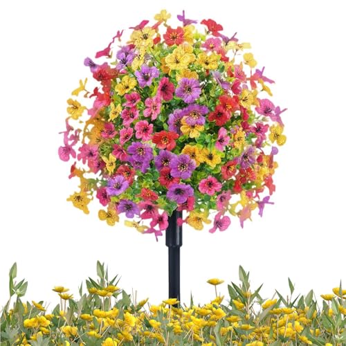 Pièce maîtresse sans délavage : bouquet artificiel violet de 61 cm - 2