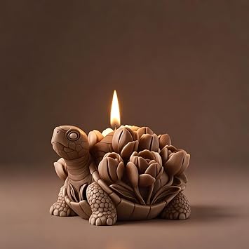 Honeycomb Turtle Rose Tulip Succulent Cylinder Mold Silicone Wave Spiral Mold for DIY Candle Making, Resin Casting, Soap, Chocolate, and Craft Projects