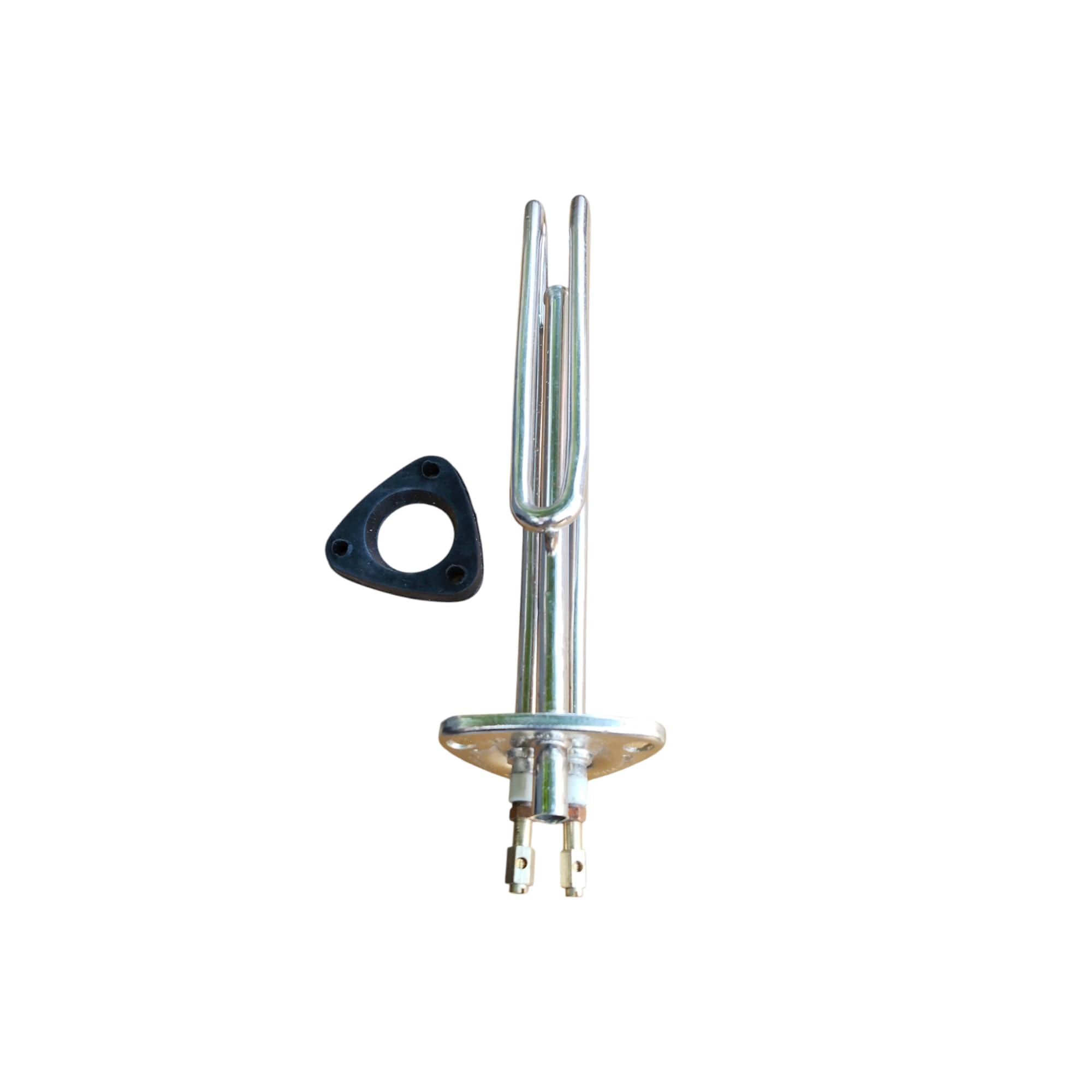 Triangular Geyser Heating Element with Thermostat Hole (Match And Buy) Shock Proof Tikona Geyser heating element Coil Heater (1 Year warranty)-image-8