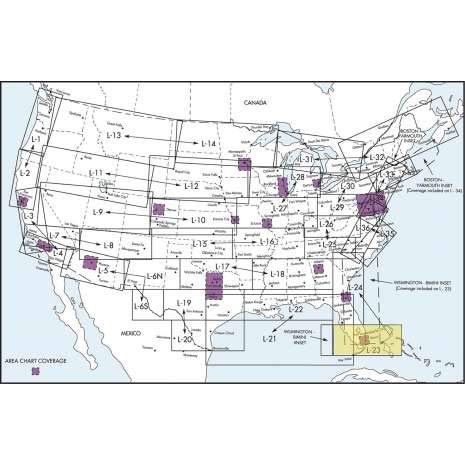 FAA Chart: Enroute Low Altitude L 23/24 miniatura 1