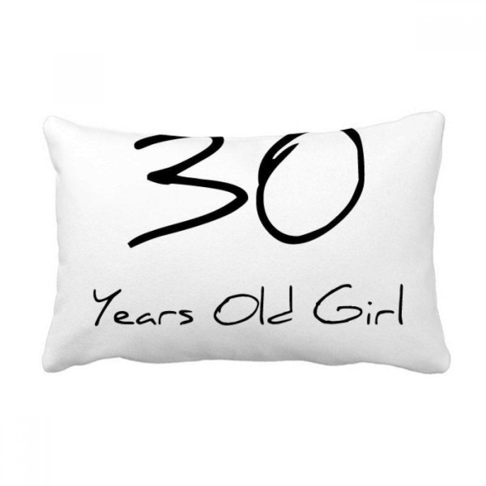 Coussin lombaire 30 ans fille oreiller haut de gamme multicolore
