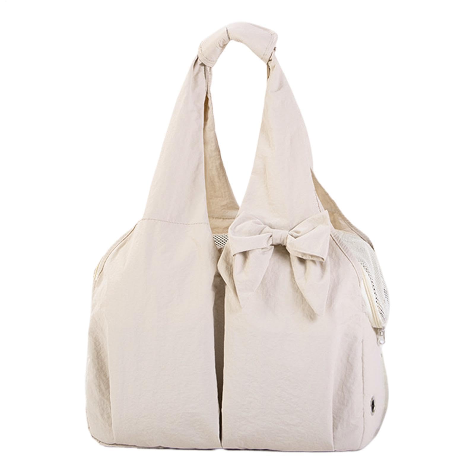 Bolso de transporte para perros con malla transpirable y bolsillos prácticos