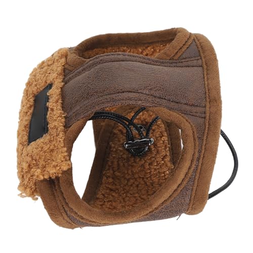 Fliegermütze für Hunde, Weich, Warm, Modisch, Retro-Mütze mit Ohrenklappe für Kaltes Wetter, für den Täglichen Gebrauch (L)