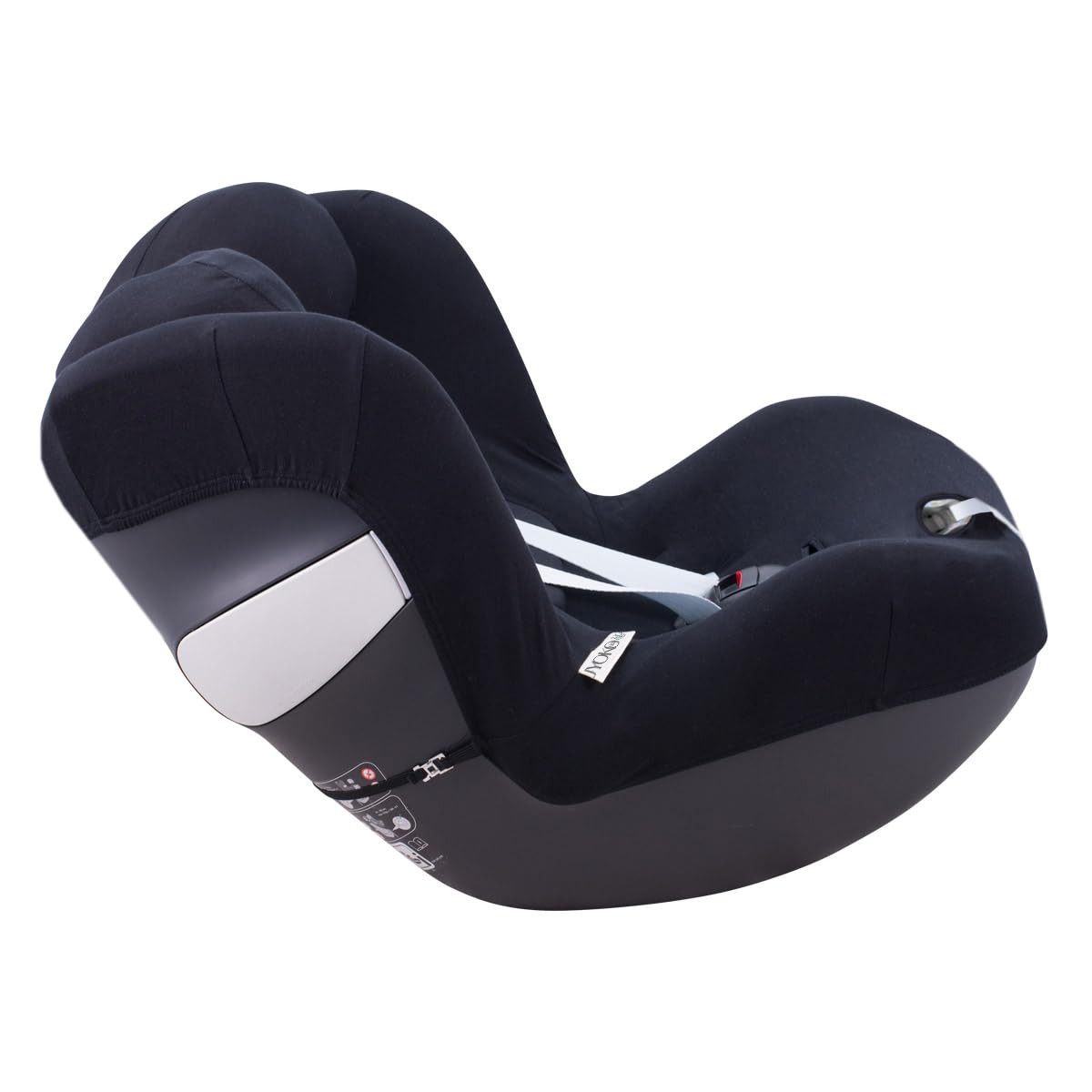 JYOKO KIDS Pokrowiec kompatybilny z Cybex Sirona G i-Size, G2 (Black) | Oddychająca bawełna organiczna