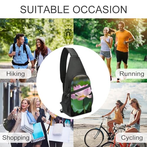 Bolso Sling para Hombre y Mujer Pequeño Crossbody Flower miniatura 5