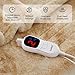 Guohaoi Heated Blanket Electric Throw, Soft Faux Rabbit Fur Electric Blanket with 10 Heating Levels 5 Sitting Timer Auto Off, Cozy Warm Heating Blankets, Machine Washable(62