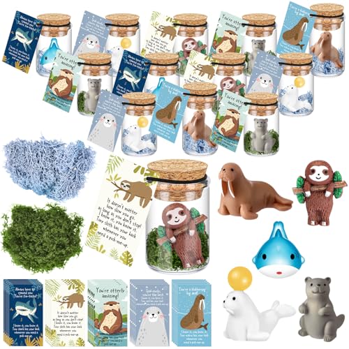 Fumete 35 Set Employee Appreciation Gifts Bulk Mini Animal, Shark