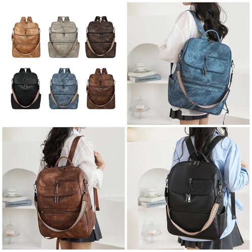 Mochila informal de moda para mujer ideal como equipaje de mano y colegio 2