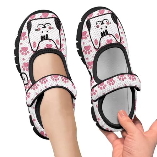 Forchrinse Bling Bling Print Girls Mary Jane Flat,Toddle Sliver Shining Print Dress Shoes Ballet Flat for Flower Girls Costume Party Dress Shoes,Causal Back to School Shoes,Size 11-2.53