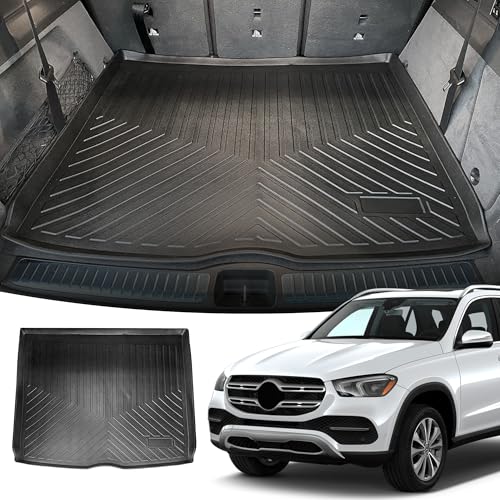 Premium Cargo Liner for Mercedes Benz GLE Class 2020-2026 - Custom Fit Car Trunk Mat - All-Season Black Cargo Mat - 3D Shaped Laser Measured Trunk Liners for Mercedes Benz GLE Class 2020-2025.