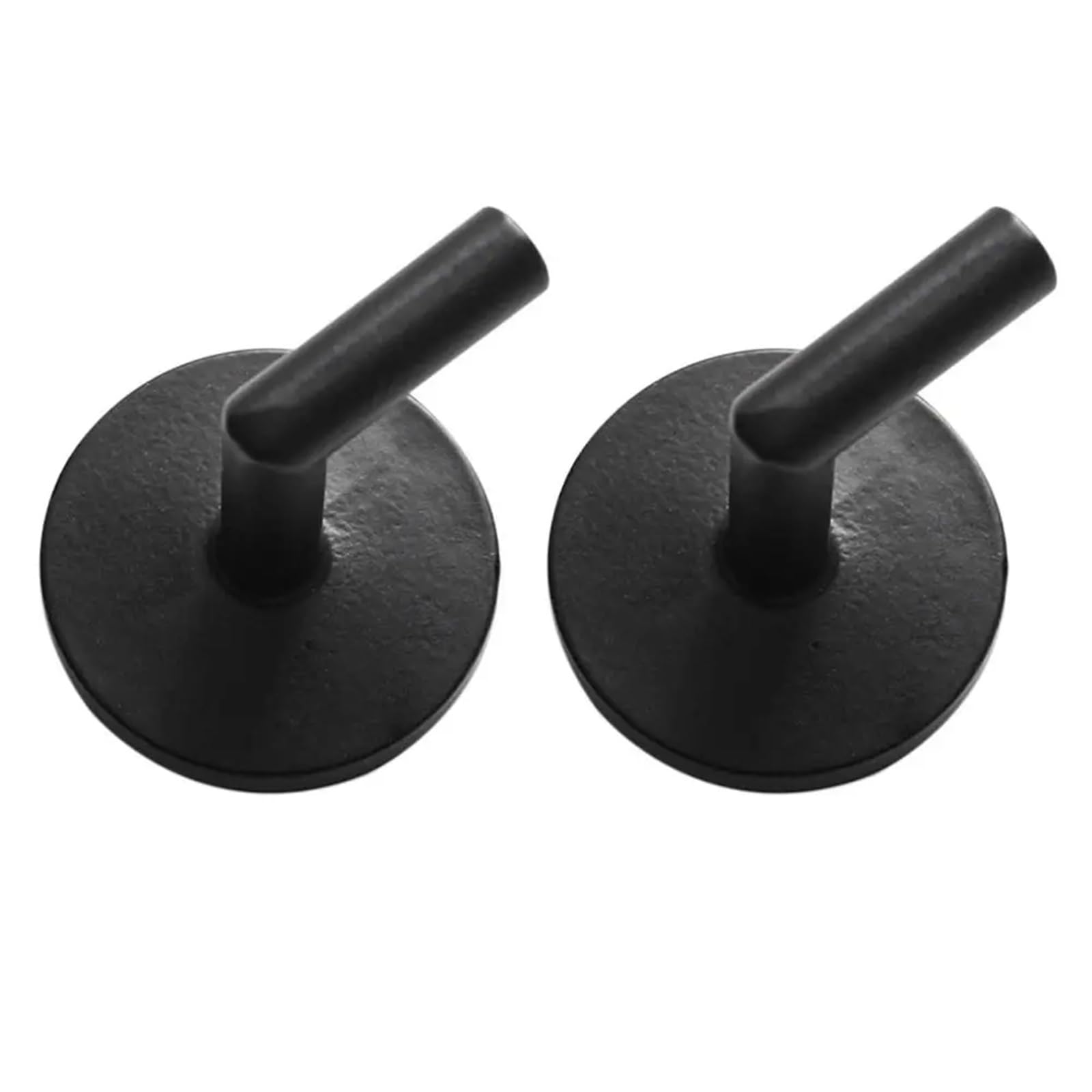 PPQIRU 2 pcs Wall Mounted Metal Curtain Hooks Holdback Decorative Drapery Hanger New Portable For Home(Black)