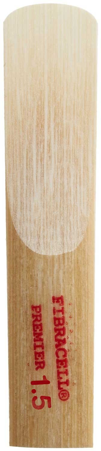 Fibracell FCSSP1.5 - Lengüeta para saxofón soprano (dureza 1.5, blanda, pack de 5)