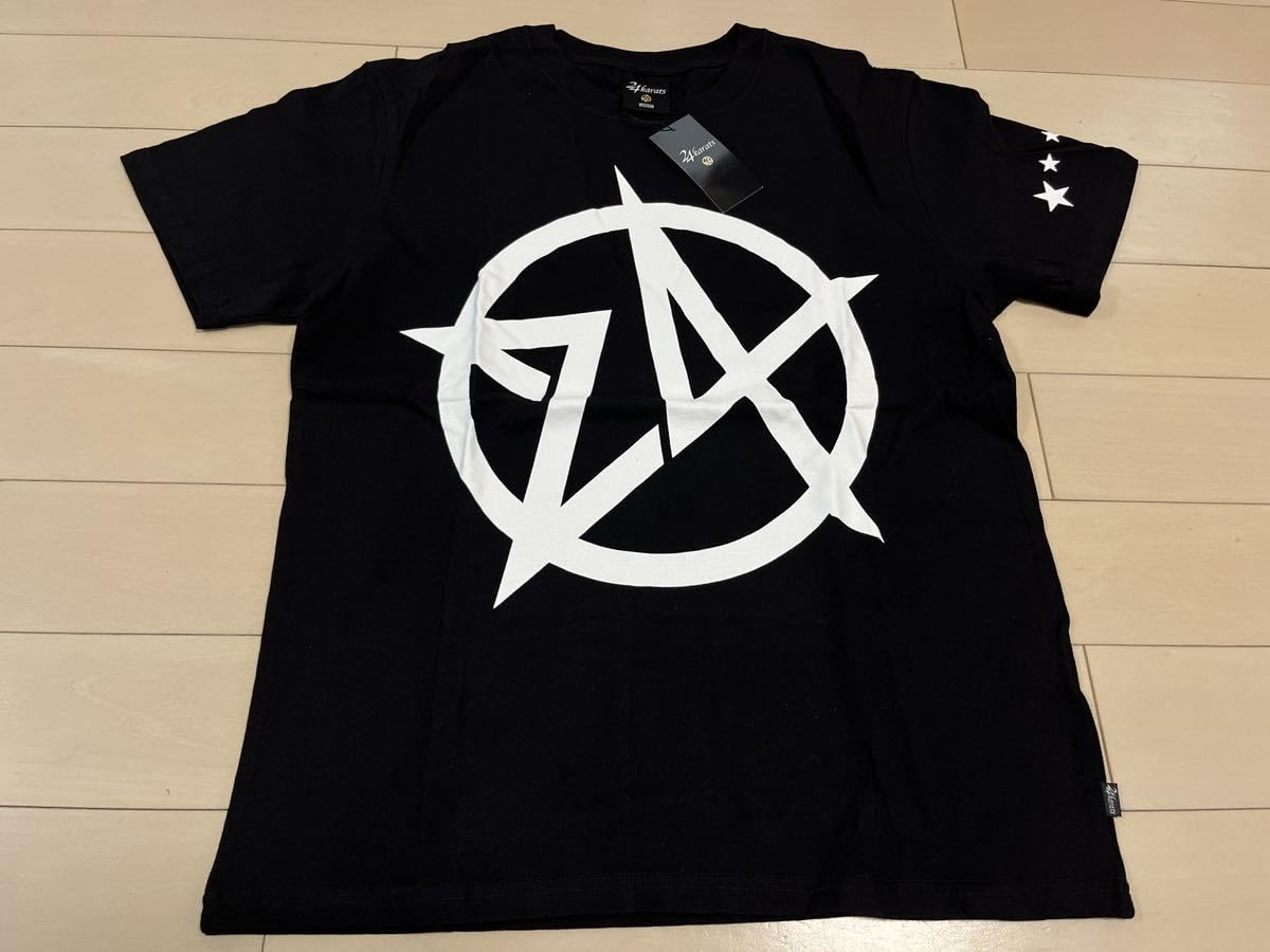 Amazon.co.jp: 24karats Tシャツ Mサイズ ブラック EXILE 3代目JSB