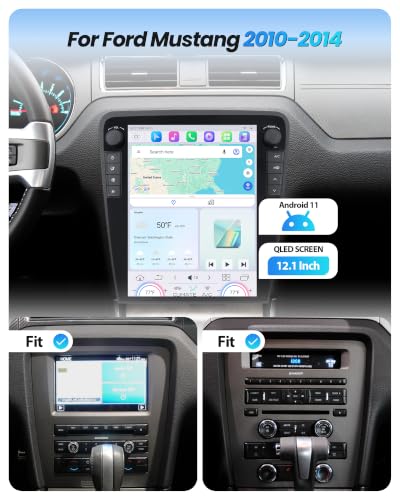 Radio para auto Cidava 12.1 pulgadas para Ford Mustang 2010-2014 miniatura 2