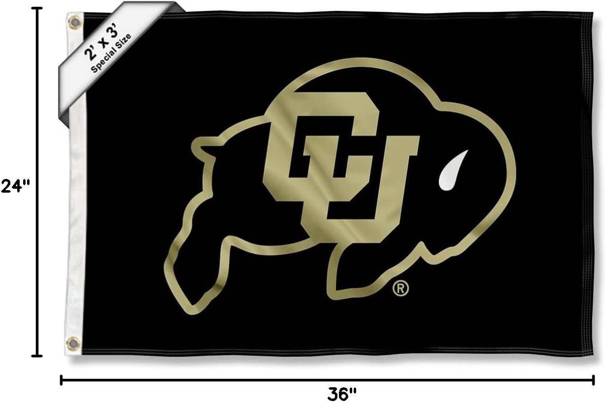 Colorado Buffaloes Small 2x3 Foot Flag - Image 2