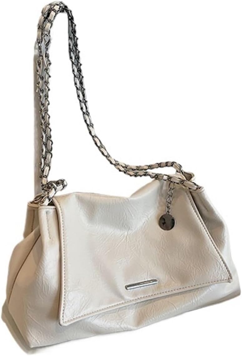 WTQZFRNSB One-shoulder bag large capacity bag female rhombic chain bag(Silver)/13237(White)