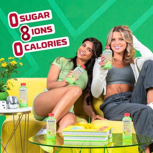 Suerox Zero Sugar Electrolyte Drink For Hydration And Recovery, Unique Blend Of Electrolytes & 8 Ions, Zero Calorie Sports Drink, 21.3 Fl Oz, Strawberry-Kiwi Punch thumb #1